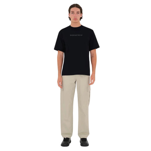 Burberry Paisley Logo Coal Black T-Shirt S